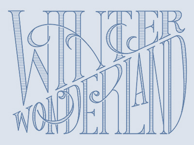 ⁂ It's beginning to look a lot ⁂ christmas invitation lettering typography winter wonderland