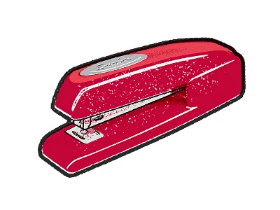Swingline illustration stapler texture