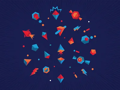 Satellite illustration satellite space