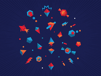Satellite illustration satellite space