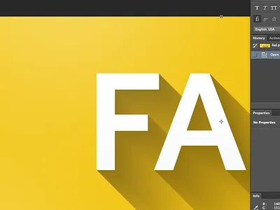 FA ass long shadow yellow