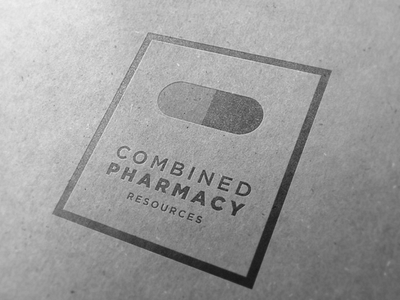 Combined Pharmacy Resources combined pharmacy resources identity logo typography