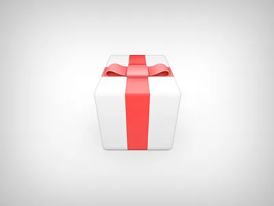 Present christmas gift package present