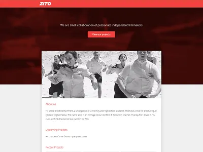 Zito css design film html sketch web website