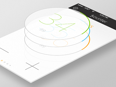 Kounter - Simple counter app for iOS 1 app count counter flat ios ios7 kounter numbers tally
