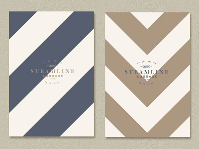 Catalogues branding catalogue identity nautical pattern steamline steamline luggage vintage