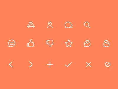 Prismatic iOS Icons glyph icon pack icons ios ios7 iphone like prismatic share