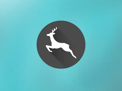 Caracolor Logo New caracolor deer doe flat fun id identity logo logotype new shadow