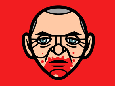 Fava beans anyone? hannibal lecter horror illustration silence of the lambs