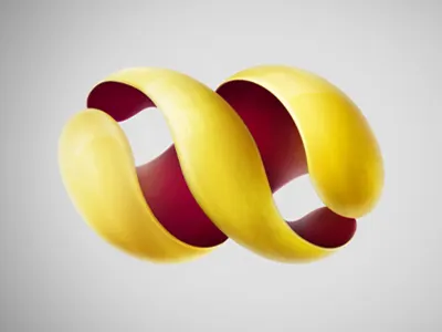 Gold abstract digital art form gold