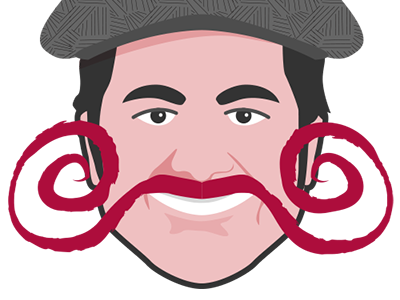 Crazy Mustache movember mustache