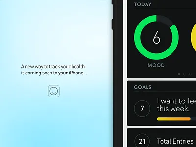 A glimpse of things to come... app data visualization health iphone lifestyle quantified self tracker wellness