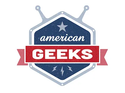 American Geeks grunge logo