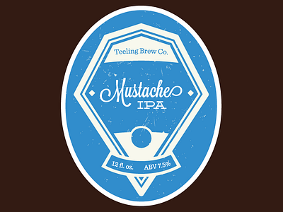 Mustache IPA v1 beer deming homebrew label lavendaria sentinel