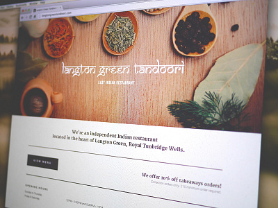 Restaurant Website classic classy clean design minimal restaurant traditional vintage web