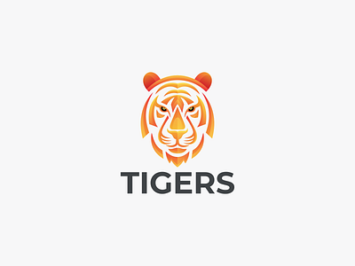 TIGERS branding logo tiger brand tiger coloring tiger design graphic tiger icon tiger logo tigers logo