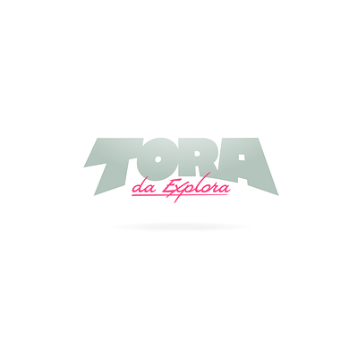 Tora da Explora dog font lettering letters logo tora type typeface typography