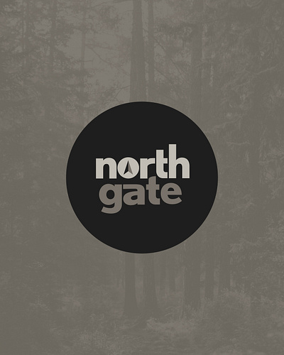 Northgate Wordmark branding brandmark compass construction north outdoors typography wordmark