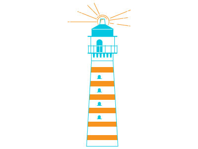 A Lighthouse beach building house lighthouse vector