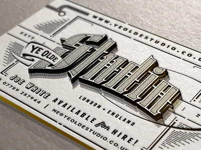 Ye Olde Card graphic designer logo logo design oooo projects real released soon top secret