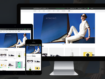 Superbalist.com Responsive Website citymob curated design device e commerce mobile product responsive shop south africa superbalist tablet