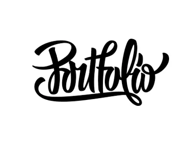 Portfolio Lettering lettering type typography
