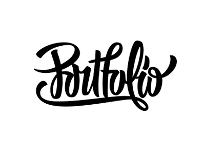 Portfolio Lettering lettering type typography