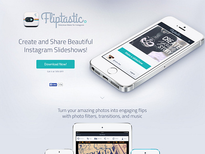 Fliptastic Website app fliptastic photo website