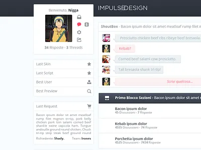 Impulse V3 ferrone flat forum forumfree impulse irones layout skin