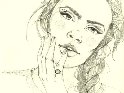 Dribbble205 apostol cupcake elena greta eyes hair hand iscariotteh lips make portrait study up