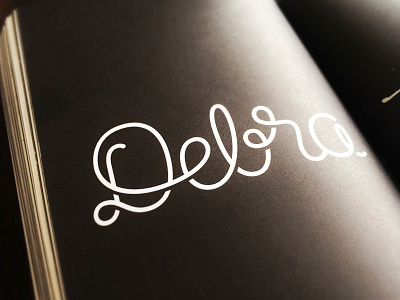 TYPISM BOOK book cursive debra lettering published