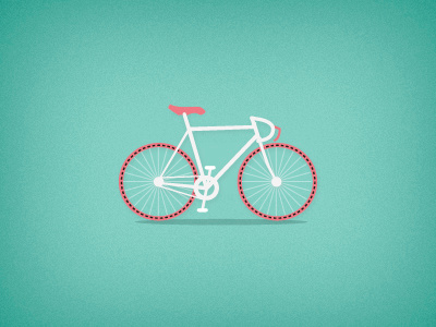 Manuelita Bike bicycle bike biker ckrauss design elkaniho flat icon illustration races street wheels