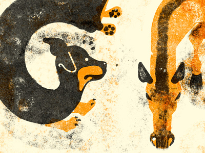 In The Country children color editorial geometry handmade illustration texture