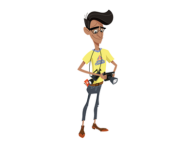 The Documentarian character disney disneyland disneyworld illustration