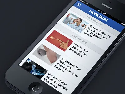 Hongkiat.com Revamp hongkiat iphone mobile mockup redesign responsive revamp teaser