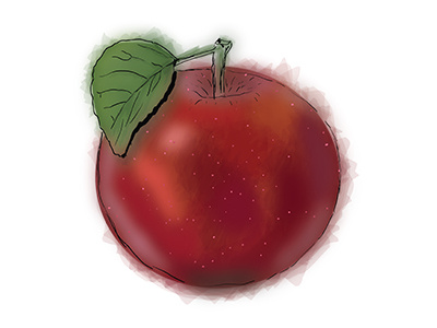 Apple illustrator vector