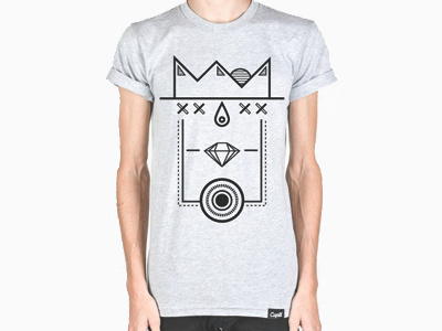 Capitl Clothing Shirt Concept core crown diamond drop face mountain oil sun