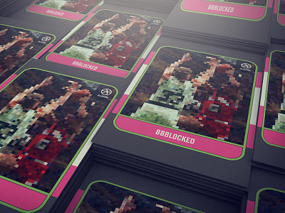 Pixel Collectors ball basketball blocks card dribbble lines pixels retro square