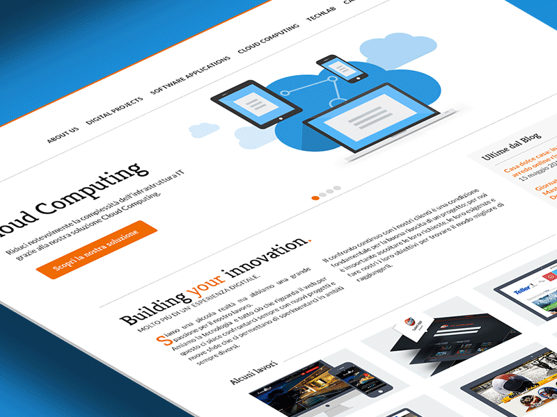 Magellano branding flat flat design ui ux web agency webdesign