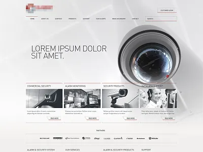 White Version clean futuristic minimal modern security simple ui ui design web design website white