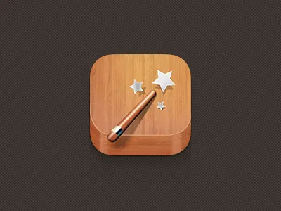 Magic Board Icon ios 7 magicboard texture wood