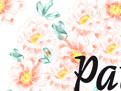 Flowers drawing flower illustration pattern