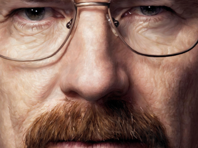 Breaking Bad - Walter White - Digital Painting breaking bad bryan cranston digital painting eyes illustration jesse pinkman painting photoshop print realistic wallpaper walter white