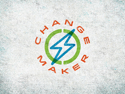 Change Maker bolt change community event logo texture