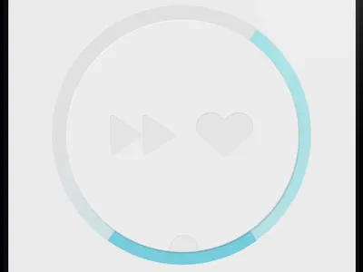 Rdio App Screen app design mobile