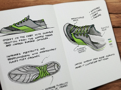 Evernote Moleskine Sportswear Illustration evernote illustration moleskine sportswear