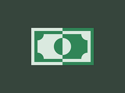 Split Bill - 100 Logos // 100 Days - #15 100 days 100 logos 50 50 bill daily dollar logo money split