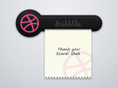 Thanks for invite! dribbble invite