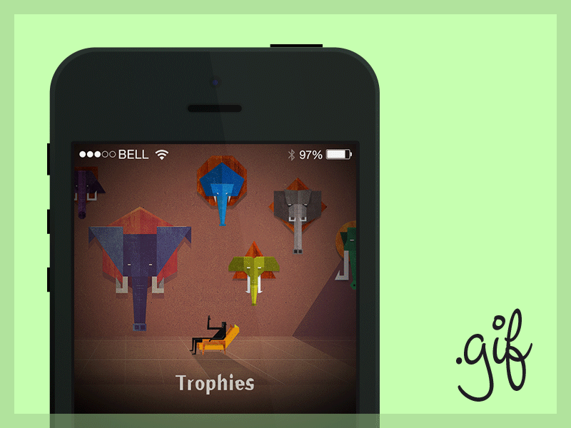 I'm not dead! animation app coming soon elephants gif