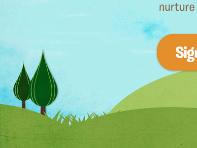 nurture background simple. watercolor
